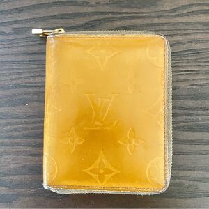 Louis Vuitton Mustard Monogram Zip Wallet